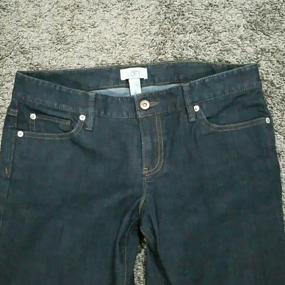 CLEARANCE /Make an offer! Ann Taylor Loft Cropped Jeans sz 6 - Picture 3 of 5